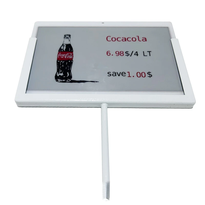 7.3-pulgada nga Electronic Price Tag Metal Square Port