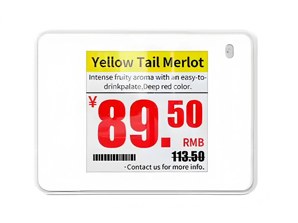 1.54 Pulgada Upat ka Kolor nga Electronic Price Tag