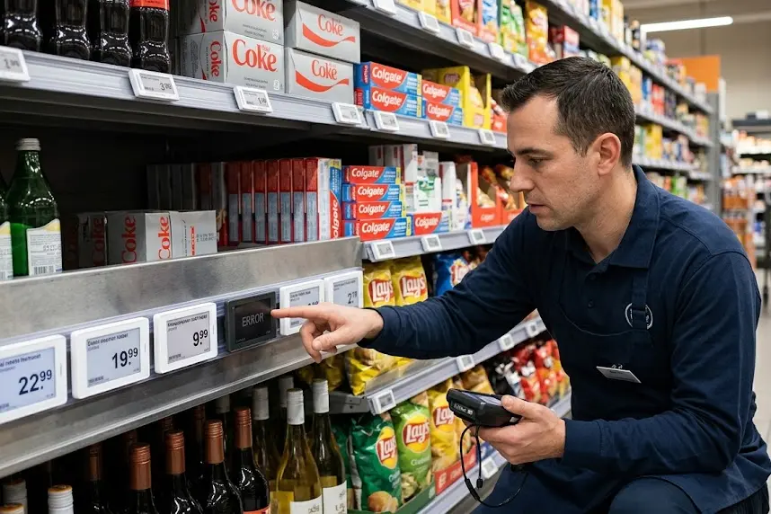 Electronic Shelf Labels Not Updating? 6 Common Causes and How to Fix Each One