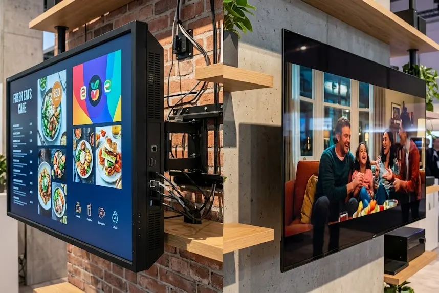 Commercial Display vs Consumer TV: Panguna nga Kalainan, Tinuod nga Gasto, ug...